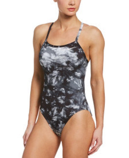 NIKE Hydrastrong Tie-Dye Spiderback One Piece