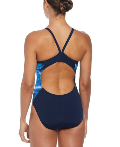 Nike Hydrastrong Multi Print Racerback Splice One Piece