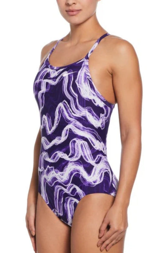 Nike Women\'s Lightning Racerback One Piece Swimsuit