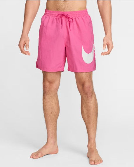 Nike Swim Breaker Men's 7" Fully Lined Volley Shorts (Pinksicle)