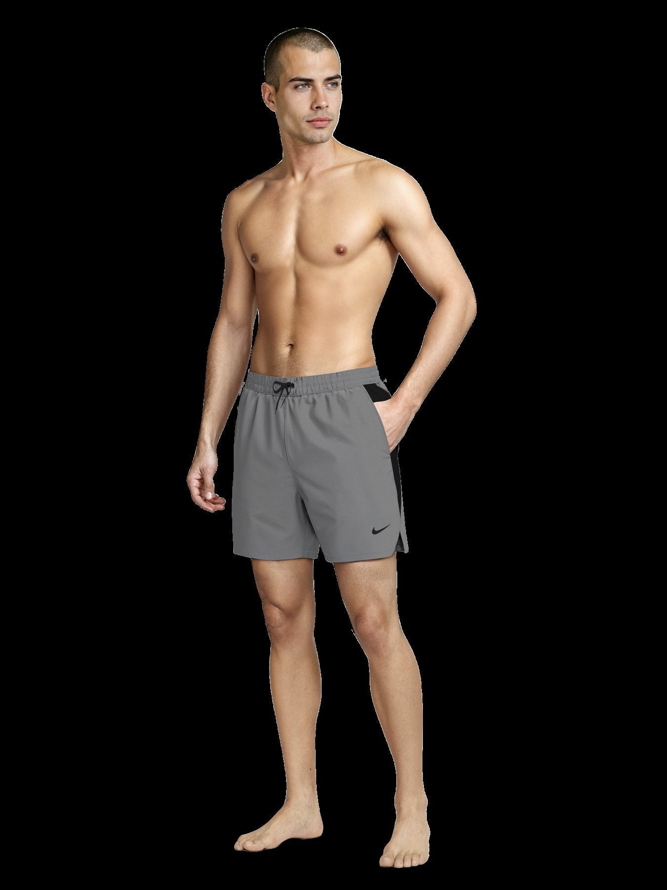 Nike Swim Contend Essential Men\'s 7\" Brief-Lined Volley Short