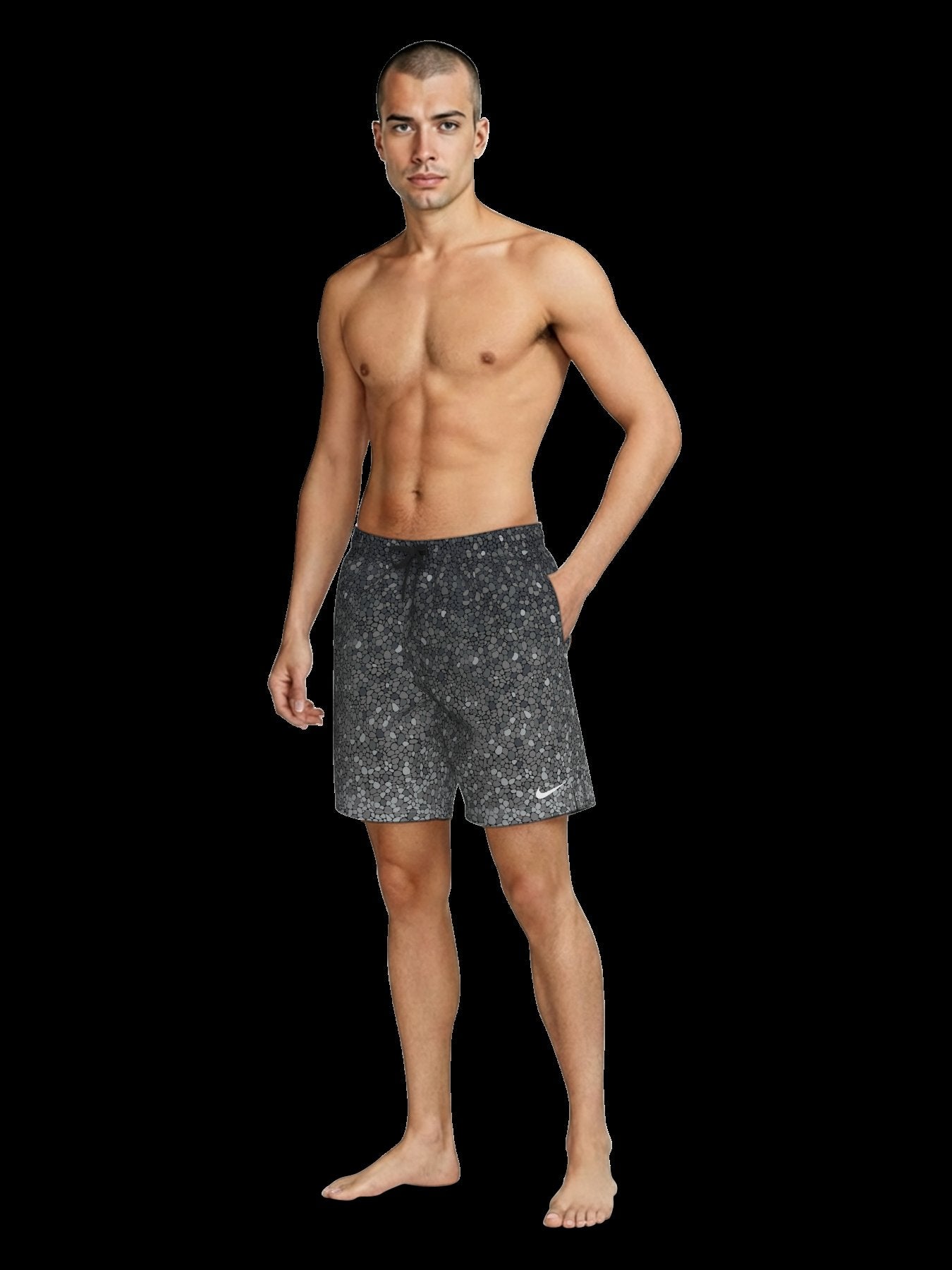 Nike Swim Breaker Men\'s 7\" Brief-Lined Volley Short