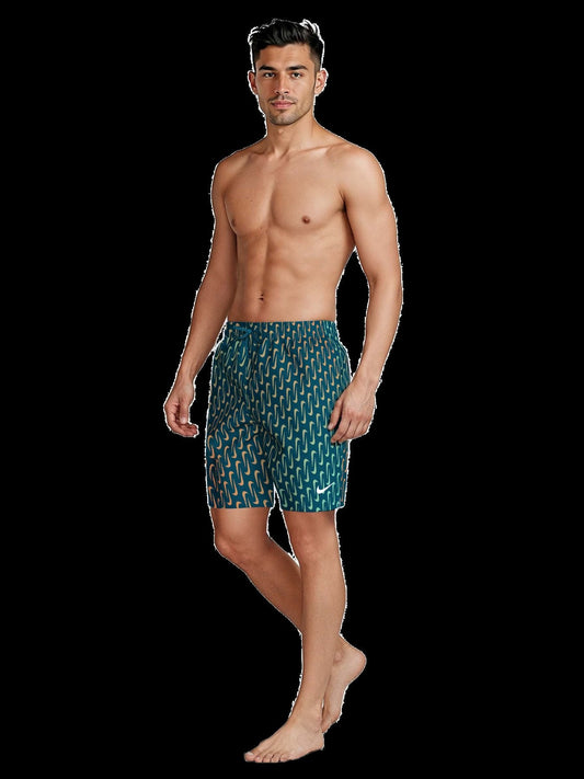 Nike Swim Breaker Men\'s 7\" Brief-Lined Volley Short