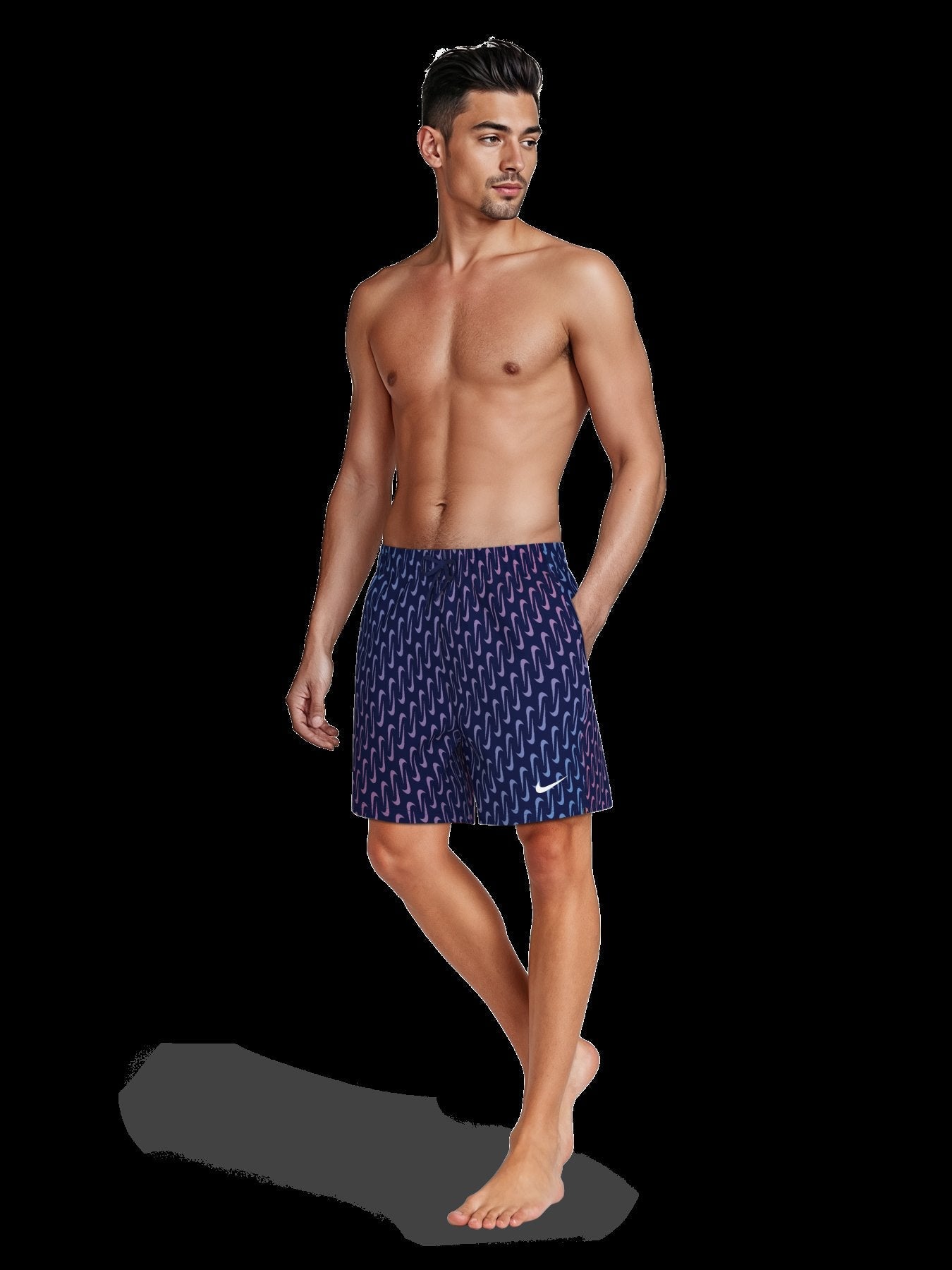 Nike Swim Breaker Men\'s 5\" Brief-Lined Volley Short