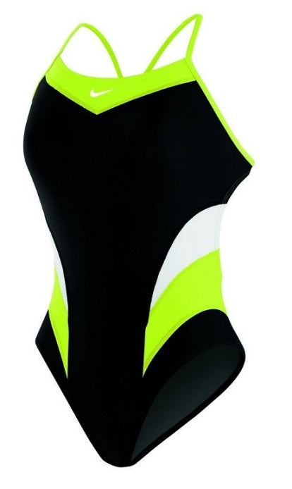 NIKE SWIM Victory Color Block Cut Out Tank