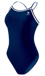 TYR Durafast Female Diamondback w Striping - Youth