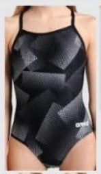 New York Sharks_Arena Women's Halftone Challenge Back One Piece