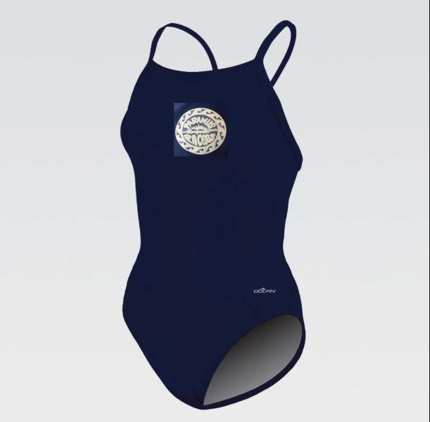 Paramus Pacers_Female Thin Strap Suit w/ Logo