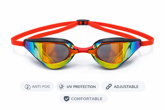VLX Trian Mirrored Swim Goggle