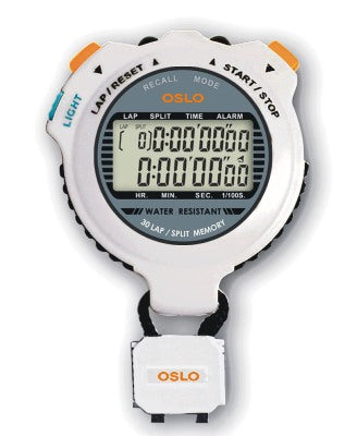 ROBIC Oslo Silver 30 Dual Memory Stopwatch