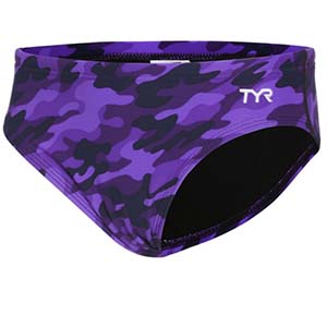 TYR Boys\' Camo Racer Brief Swimsuit