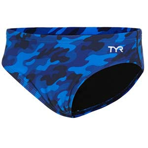 TYR Boys\' Camo Racer Brief Swimsuit