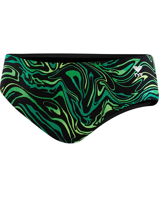 TYR Men&#39;s Heat Wave Racer Brief - Adult