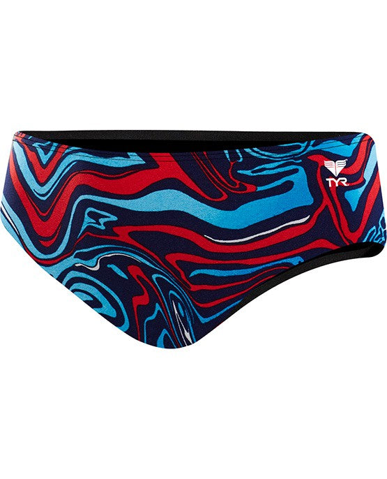TYR Men&#39;s Heat Wave Racer Brief - Adult