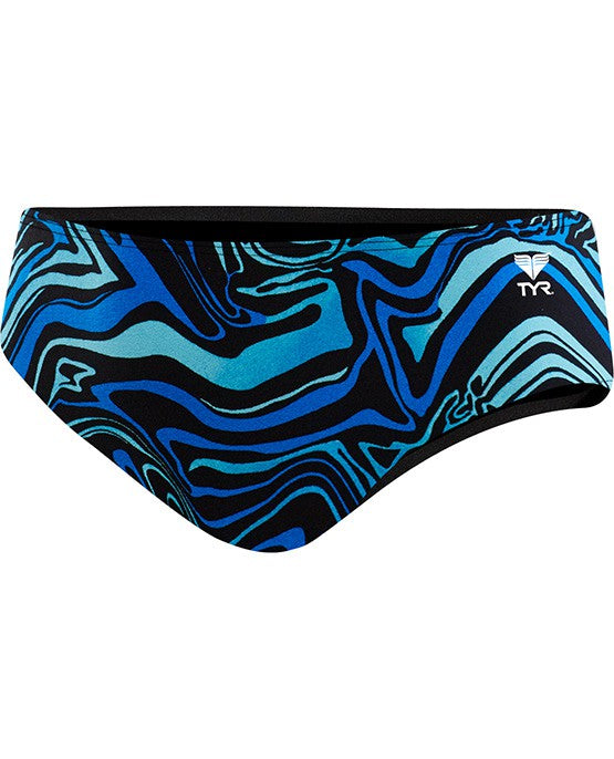 TYR Men&#39;s Heat Wave Racer Brief - Adult