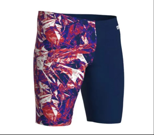 Rivers Edge_Arena Men’s Team Crackle Swim Jammer, RWB