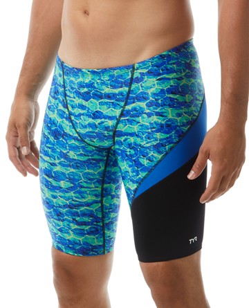 TYR Men's Agran Wave Jammer Swimsuit