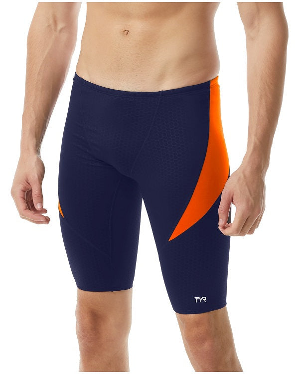 TYR Boys Hexa Curve Splice Jammer Swimsuit