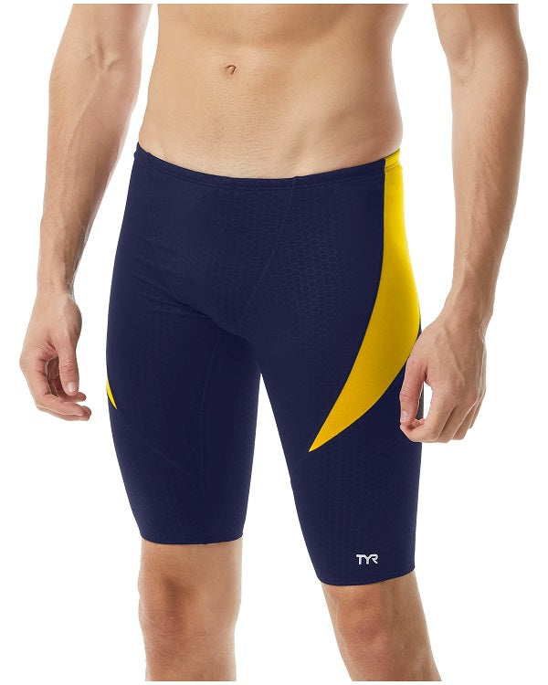 TYR Boys Hexa Curve Splice Jammer Swimsuit