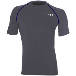 TYR Men&#39;s Short Sleeve Rashguard
