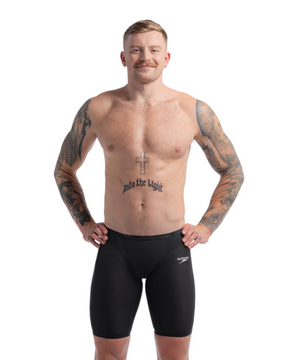 SPEEDO Men\'s LZR Pure Valor 2.0 High Waist Jammer Tech Suit Swimsuit