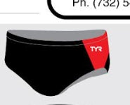 NRAC_TYR Mens Hexa Blade Splice Racer Swimsuit