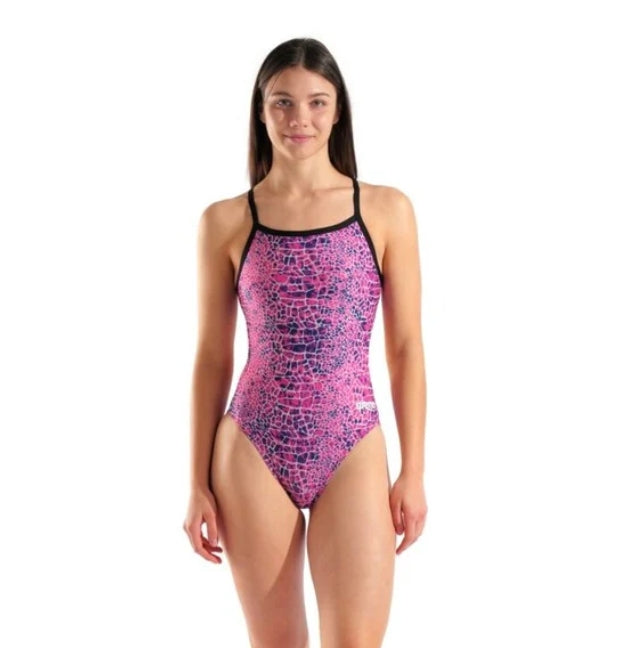 Arena Women\'s Snakeskin Challenge One Piece Swimsuit
