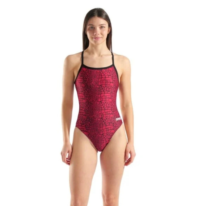 Arena Women's Snakeskin Challenge One Piece Swimsuit