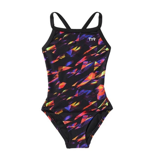 TYR Durafast Elite Girl's Diamondfit One Piece Swimsuit - Triadic