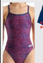 Patriots JCC_Arena Women's Snakeskin Lightdrop Back One Piece Swimsuit