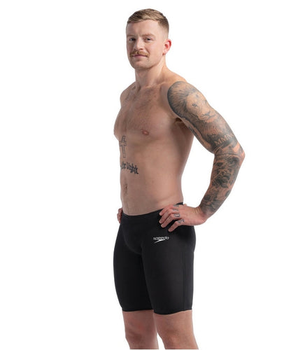 SPEEDO Men\'s LZR Pure Valor 2.0 High Waist Jammer Tech Suit Swimsuit