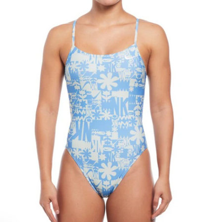 Nike Hydrastrong Multi Print Cutout One Piece