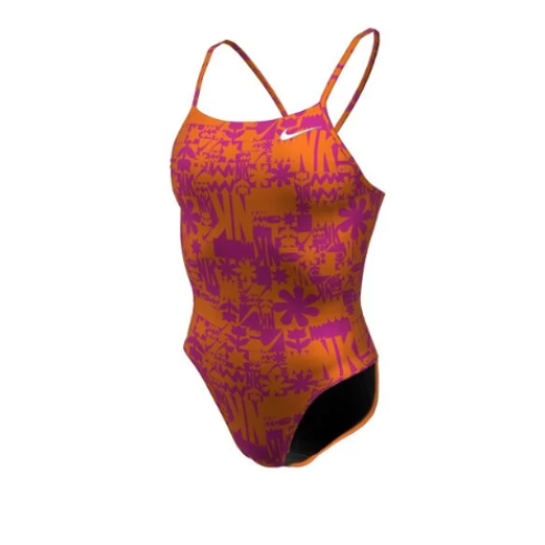 Nike Hydrastrong Multi Print Cutout One Piece