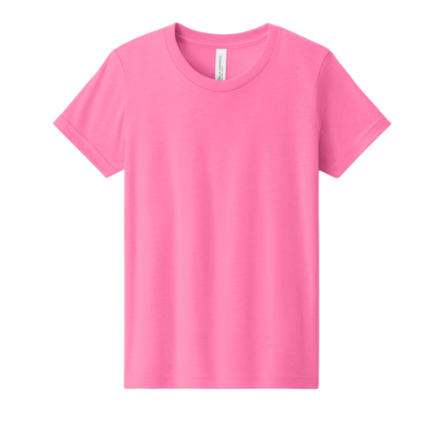BELLA+CANVAS Youth Heather CVC Tee BC3001YCVC