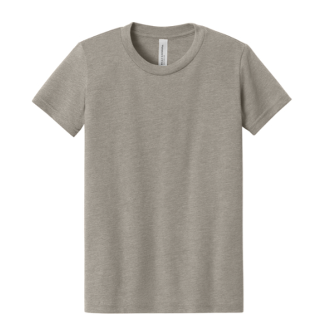 BELLA+CANVAS Youth Heather CVC Tee BC3001YCVC