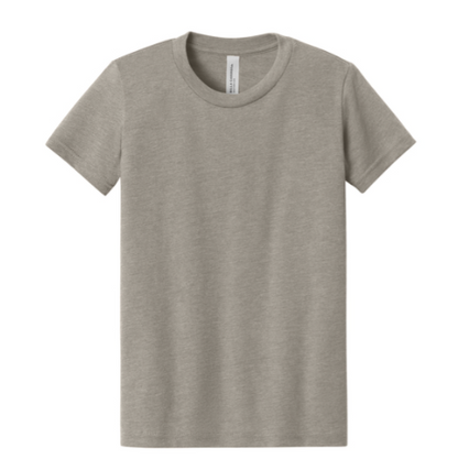 BELLA+CANVAS Youth Heather CVC Tee BC3001YCVC