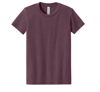 BELLA+CANVAS Youth Heather CVC Tee BC3001YCVC