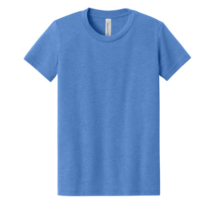 BELLA+CANVAS Youth Heather CVC Tee BC3001YCVC