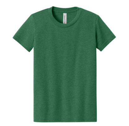 BELLA+CANVAS Youth Heather CVC Tee BC3001YCVC
