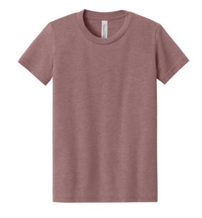 BELLA+CANVAS Youth Heather CVC Tee BC3001YCVC
