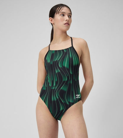 SPEEDO Space Train One Back One Piece Swimsuit