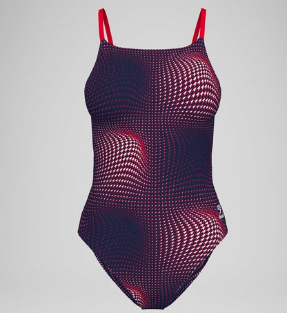 Speedo Women\'s Flow Strappy Crossback One Piece Swimsuit
