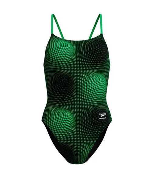 Speedo Women\'s Flow Strappy Crossback One Piece Swimsuit