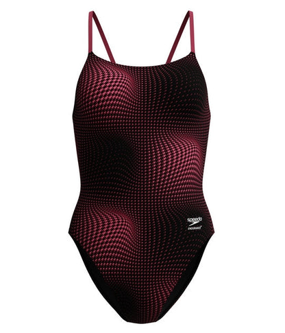 Speedo Women\'s Flow Strappy Crossback One Piece Swimsuit