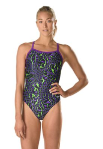 SPEEDO Endurance+ Women's Amplified Pulse Flyback One Piece Swimsuit