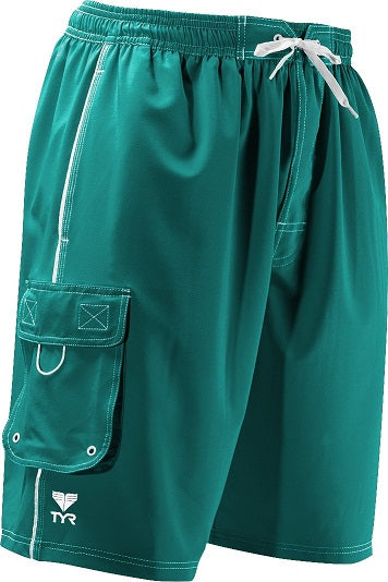 TYR Men&#39;s Solid Challenger Swim Trunk