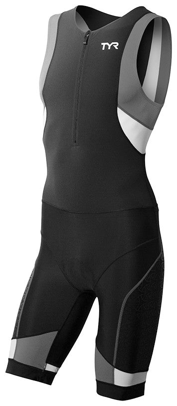 TYR Men\'s Competitor Zipper Front Trisuit W Pad