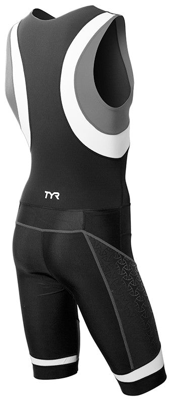 TYR Men\'s Competitor Zipper Front Trisuit W Pad