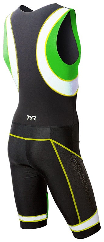 TYR Men\'s Competitor Zipper Front Trisuit W Pad