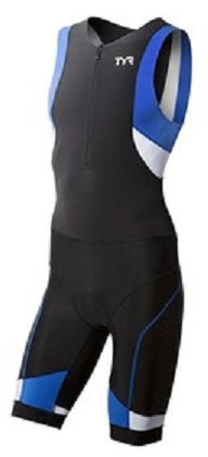 TYR Men\'s Competitor Zipper Front Trisuit W Pad